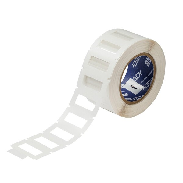 Brady Clear Polyester Labels Adhesive Border for 3in Core Printers 1x2 CL 1000/RL THT-383-711-1 - main